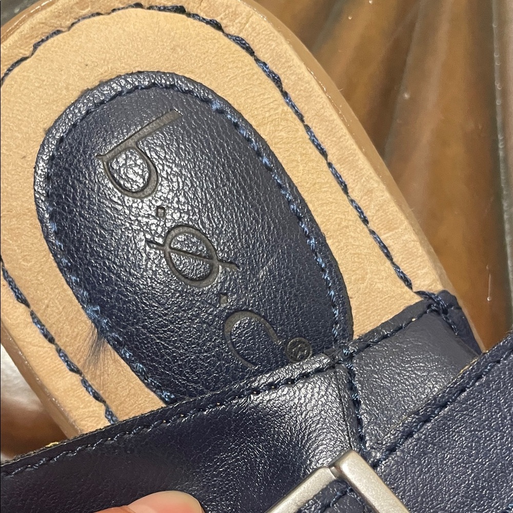 BOC ANCKLE STRAP Women's Navy Sandals size: 8M - Picture 9 of 9